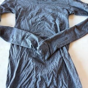 lululemon athletica Gray Long Sleeve Top